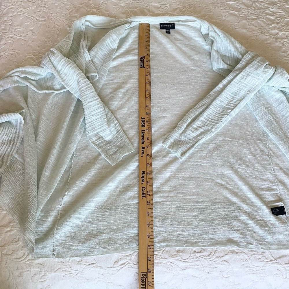 Lane Bryant Light Gray Cardigan - Picture 6 of 9